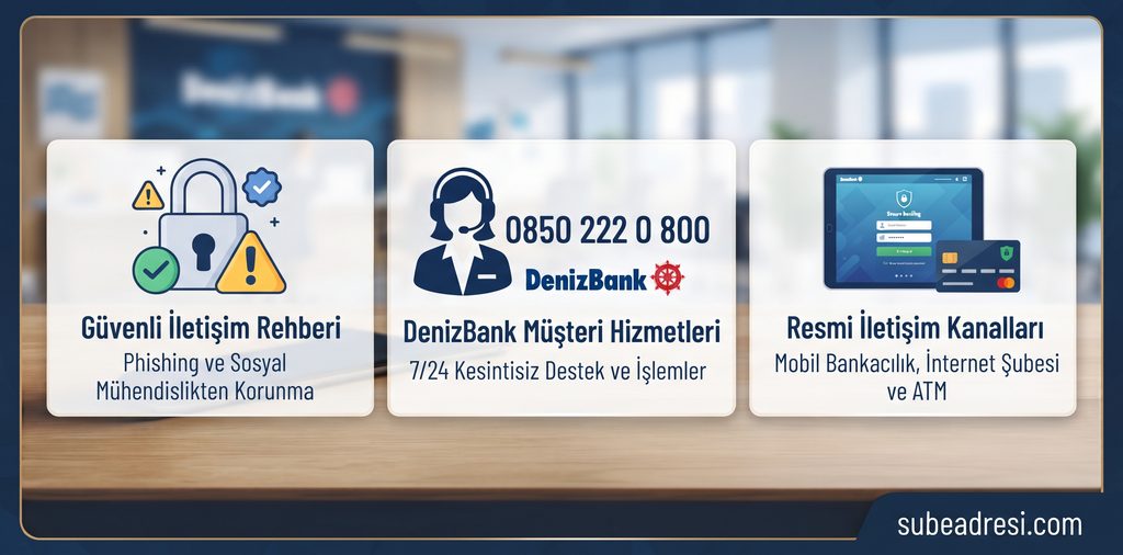 DenizBank Telefon Numarası Nedir? Müşteri Hizmetleri, 0850 222 0 800 ve Güvenli İletişim Rehberi