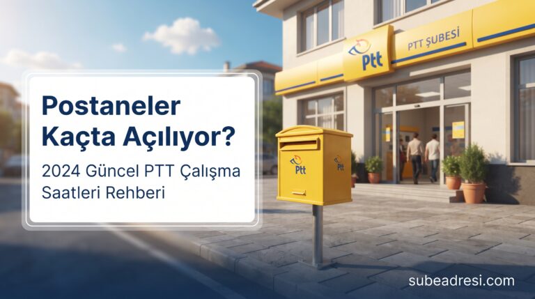 Postaneler Kaçta Açılıyor?